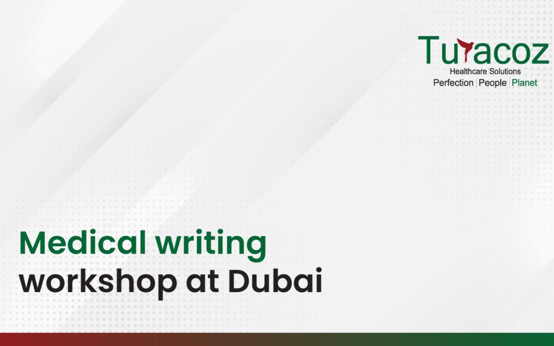 Medical writing workshop at Dubai