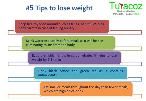 5 Tips to lose weight